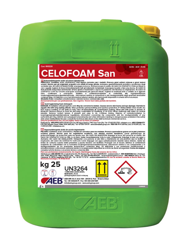CELOFOAM_SAN_310820 - Prodotti Detergenza Industria Alimentare - Vema SUD