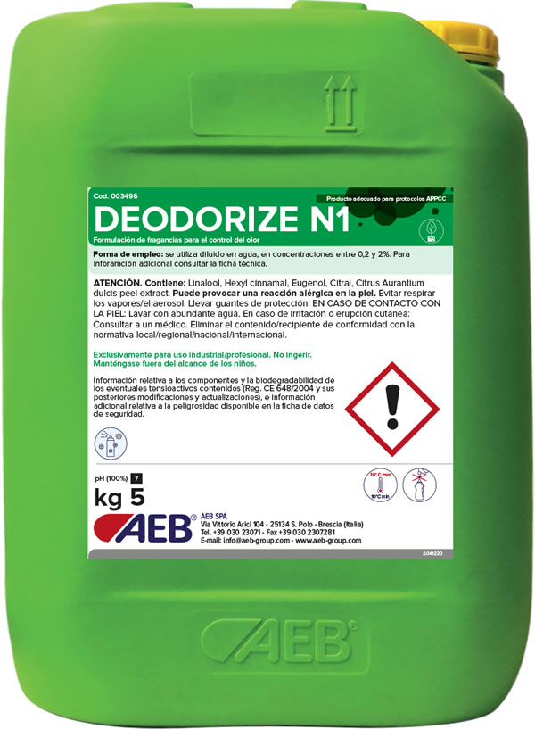 DEODORIZE_N1_080121 - Prodotti Detergenza Industria Alimentare - Vema SUD