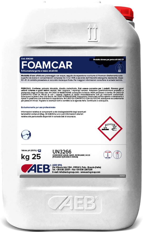FOAMCAR_020920 - prodotti Zootecnia Detergenza - Vema SUD