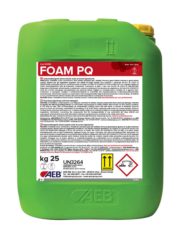 FOAM_PQ_310820 - Prodotti Detergenza Industria Alimentare - Vema SUD