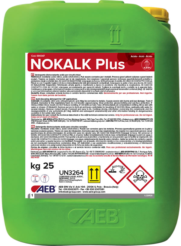 NOKALK_PLUS_060720 - prodotti Zootecnia Detergenza - Vema SUD