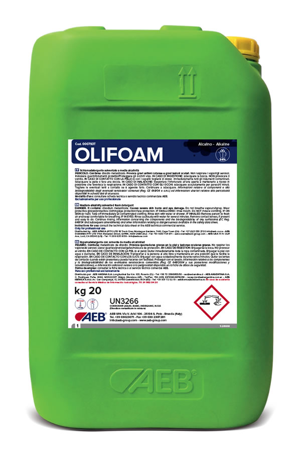 OLIFOAM_260820 - Prodotti Detergenza Industria Alimentare - Vema SUD