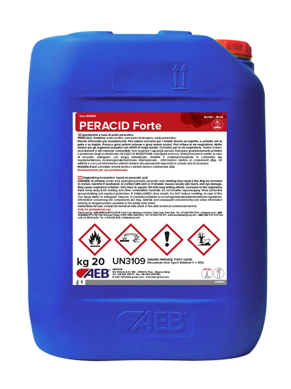 PERACID_FORTE_310820 - Prodotti Detergenza Industria Alimentare - Vema SUD