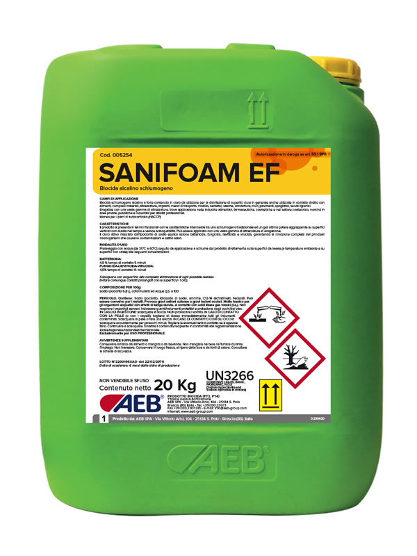 SANIFOAM_EF - Prodotti Detergenza Industria Alimentare - Vema SUD